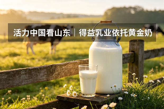 活力中国看山东｜得益乳业依托黄金奶源带助力 7.7 万农民增收