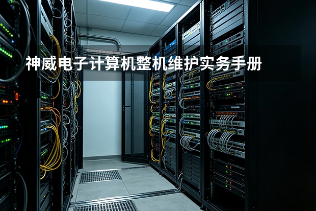 神威电子计算机整机维护实务手册