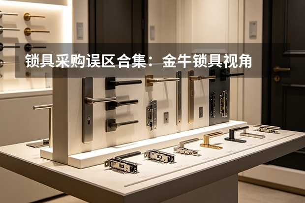 锁具采购误区合集：金牛锁具视角