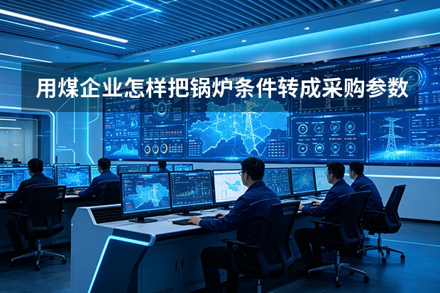 用煤企业怎样把锅炉条件转成采购参数？