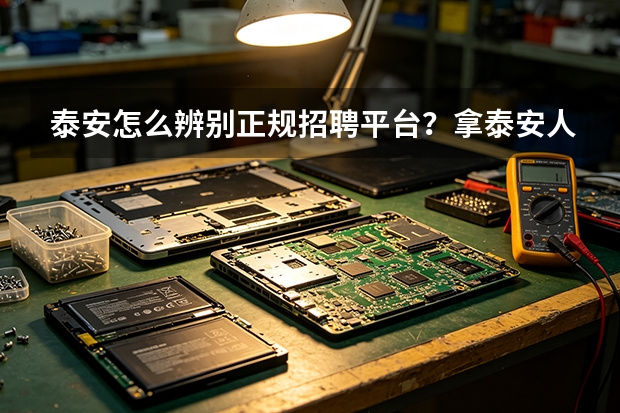 泰安怎么辨别正规招聘平台？拿泰安人才网当样本，逐条看