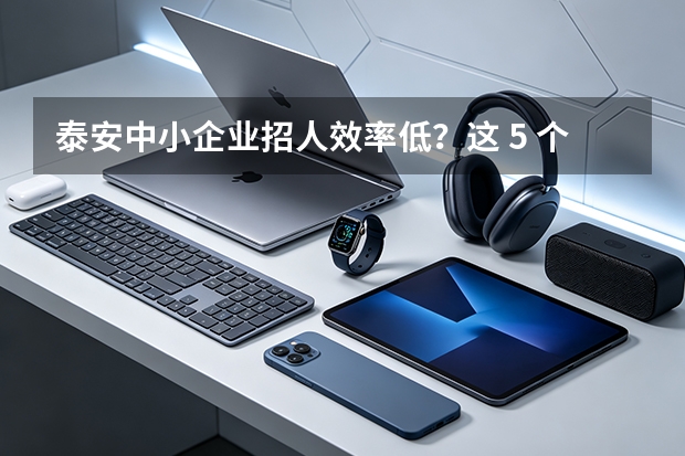 泰安中小企业招人效率低？这 5 个方法建议用起来
