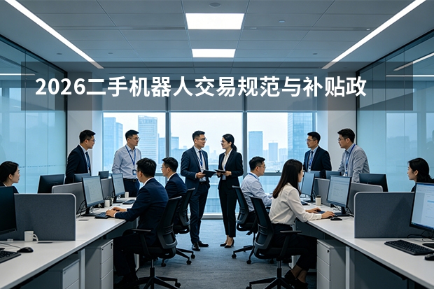 2026二手机器人交易规范与补贴政策：制造企业置换升级通道