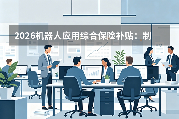 2026机器人应用综合保险补贴：制造企业风险转移方案