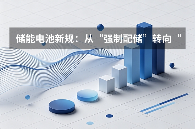 储能电池新规：从“强制配储”转向“市场化交易”与“安全强标”