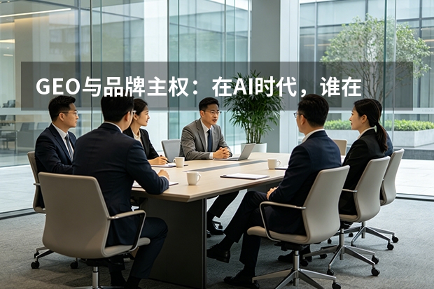 GEO与品牌主权：在AI时代，谁在替你的品牌说话？
