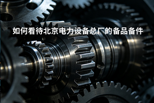 如何看待北京电力设备总厂的备品备件保障体系？