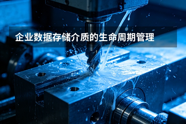 企业数据存储介质的生命周期管理